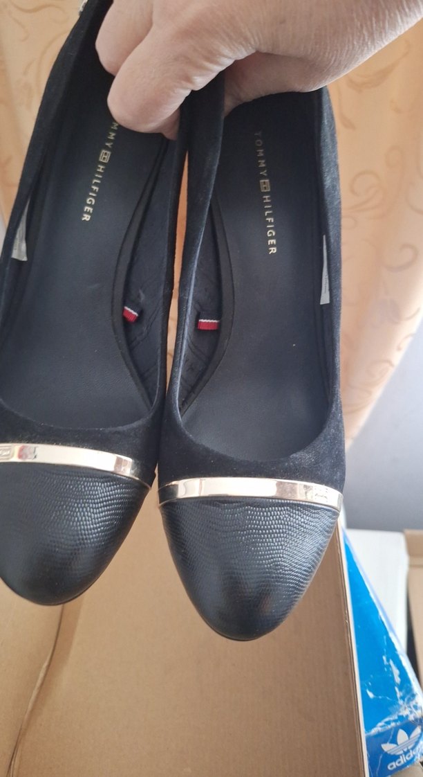 Tommy Hilfiger Siyah Tokalı Stiletto - Görsel 4