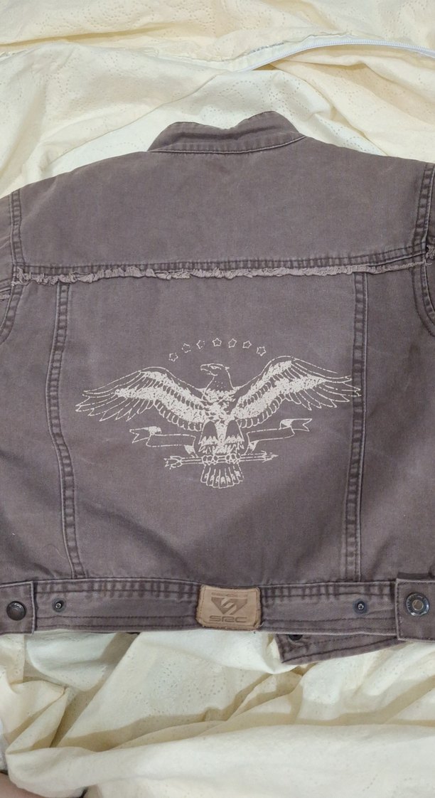 Erkek Çocuk kahve Denim Ceket Düğmeli - Görsel 5