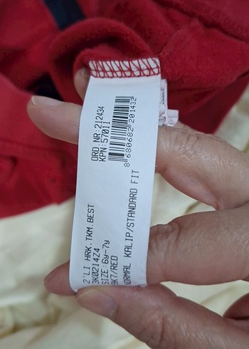 Kızıl Uzun Kollu Kapüşonlu Fermuarlı Sweatshirt - Görsel 4