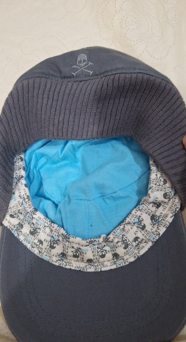 Gri erkek çocuk Atletik Tarz Şapka - Görsel 3