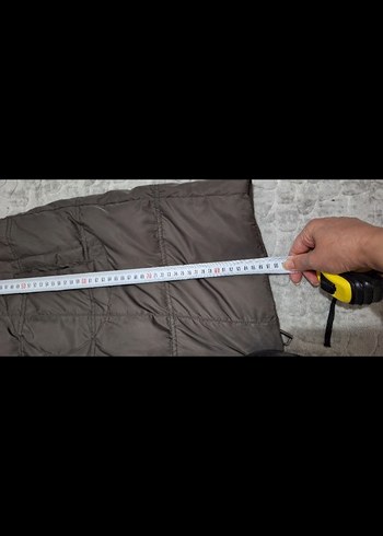 Kürk Detaylı Uzun Gri Kadın Kışlık Mont - Görsel 6