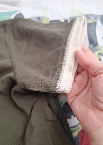 Erkek haki Kısa Kollu Polo Yaka Tişört - Görsel 4