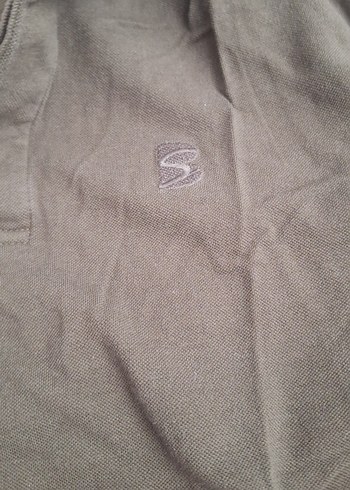 Erkek haki Kısa Kollu Polo Yaka Tişört - Görsel 3