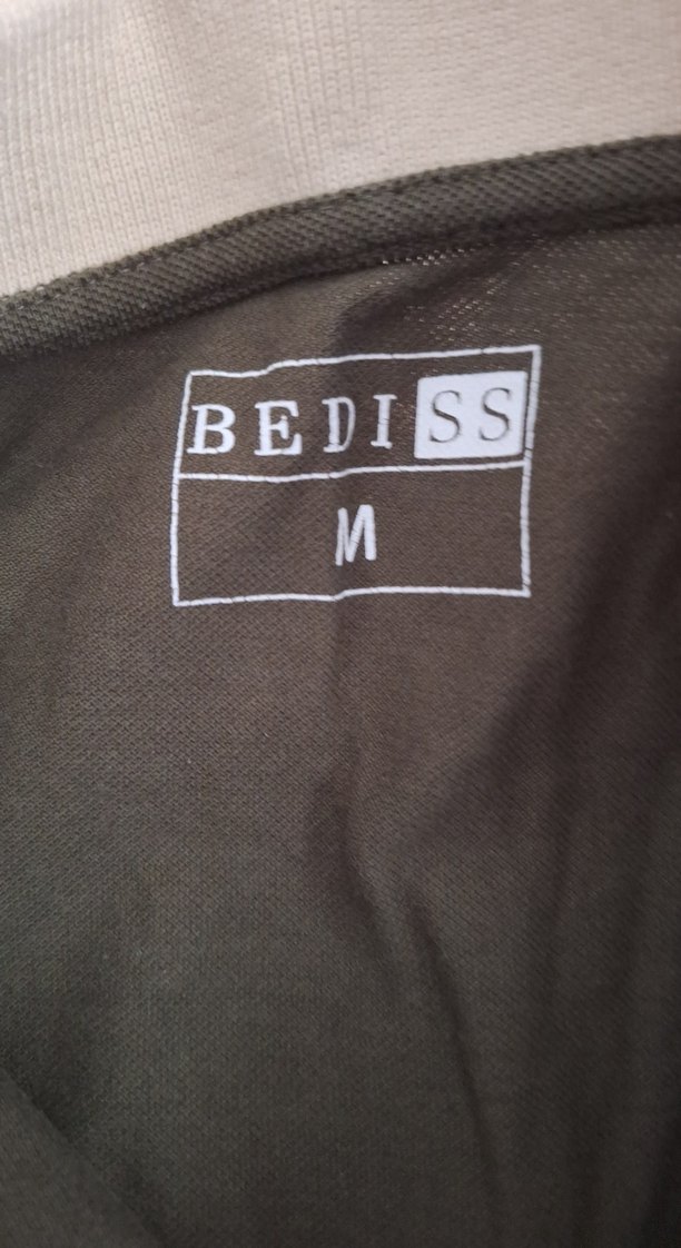 Erkek haki Kısa Kollu Polo Yaka Tişört - Görsel 2