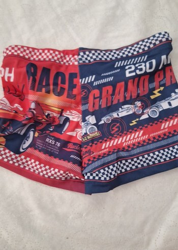 Renkli Baskılı Erkek Çocuk Mayo Şortu - Görsel 3