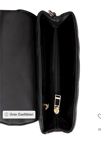 Siyah Deri Kemerli Kadın Çanta Pierre Cardin - Görsel 4