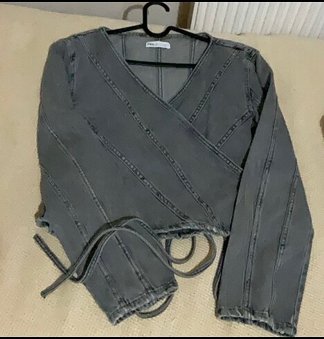 Zara kot jean gömlek bluz