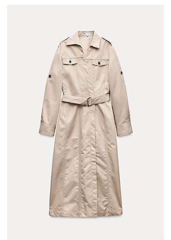 Zara Trençkot Elbise - Görsel 3