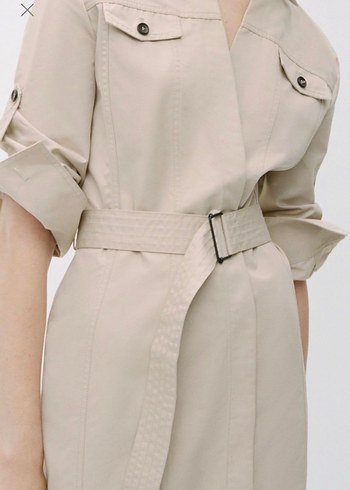 Zara Trençkot Elbise - Görsel 2