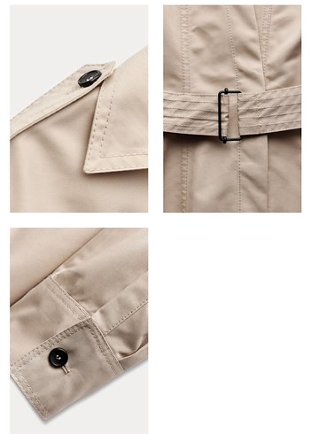 Zara Trençkot Elbise - Görsel 4