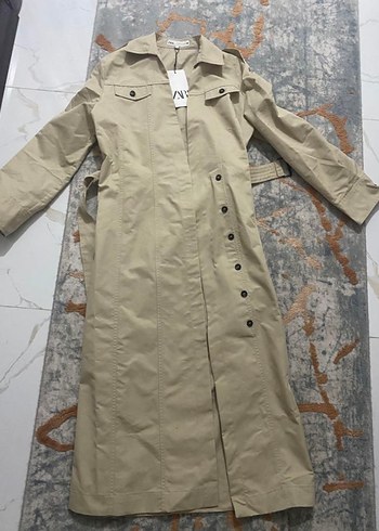 Zara Trençkot Elbise - Görsel 6