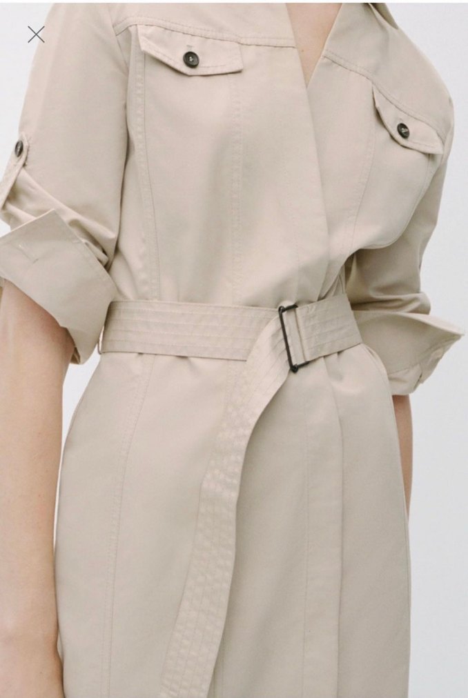 Zara Trençkot Elbise - Görsel 2