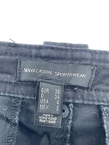 36 Beden siyah Renk Mango Jean / Kot %70 İndirimli.