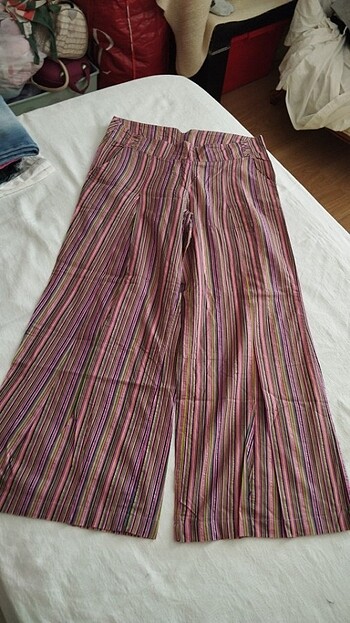 l Beden İspanyol paça pantolon.