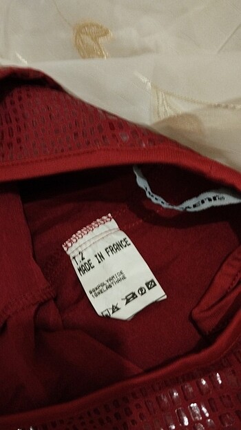 m Beden bordo Renk Abiye deri pantolon TALLY WEİJL