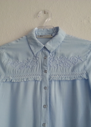 LC Waikiki Mavi Vintage Gömlek