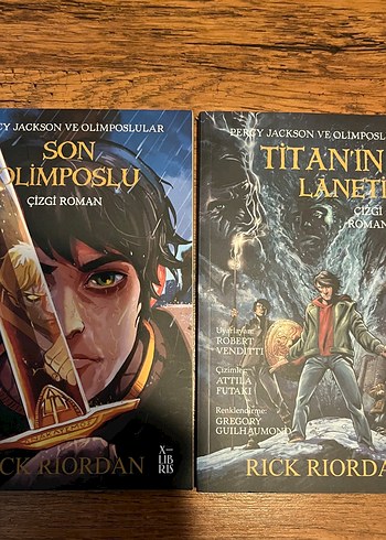Beden 4 adet Percy Jackson ve Olimposlular Çizgi Roman Seti