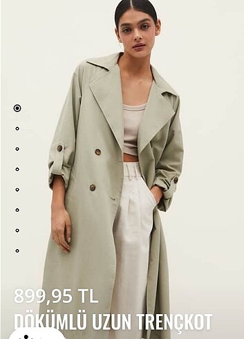 Stradivarius trench coat 