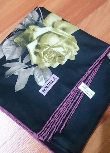 Beden siyah Renk Twill eşarp