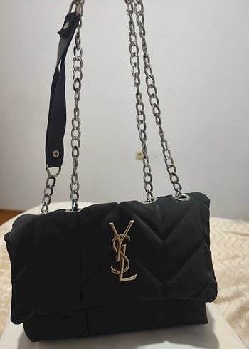 Zincir Detaylı Siyah Gotik Kadın Çanta - Görsel 3