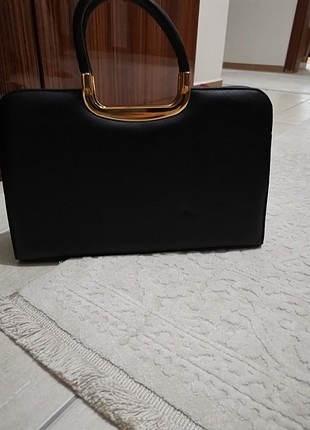 Siyah polo deri çanta