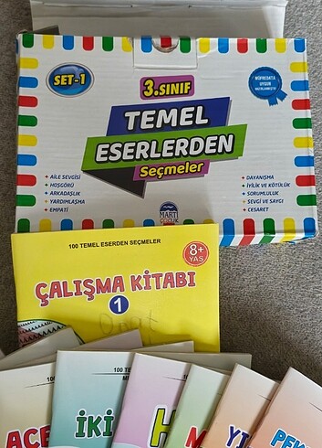 Martı çocuk yayınları Temel Eserlerden 10 lu set hikaye kitabı