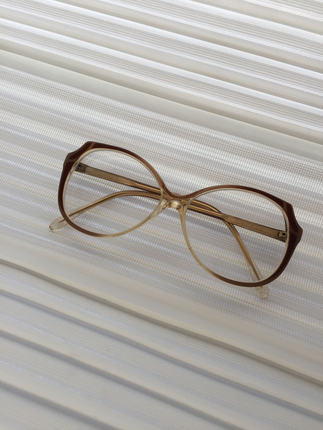 universal Beden Vintage Gözlük Cam ve Çerçevesi