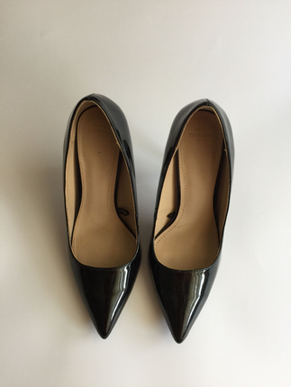 Zara TRF 37 numara Yüksek Topuklu Siyah Klasik Ayakkabı