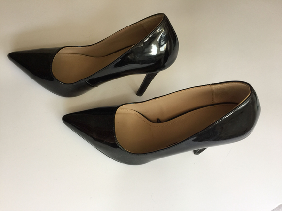 Zara Zara TRF 37 numara Yüksek Topuklu Siyah Klasik Ayakkabı