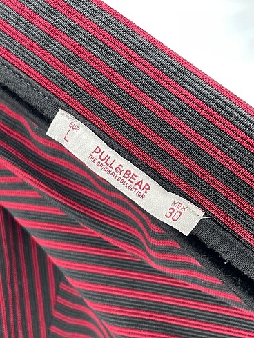 l Beden çeşitli Renk Pull and Bear Mini Etek %70 İndirimli.
