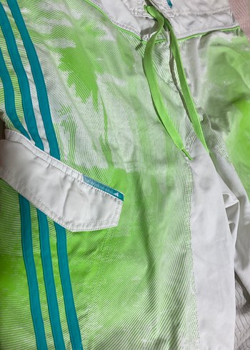 Yeşil Bağcıklı Erkek Mini Şort - Görsel 3