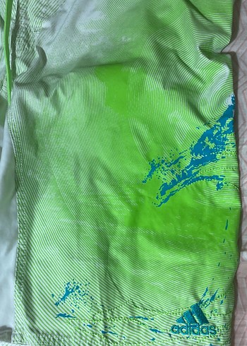 Yeşil Bağcıklı Erkek Mini Şort - Görsel 2