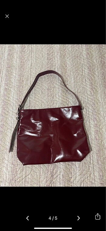 Beden bordo Renk Stradivarius bordo çanta