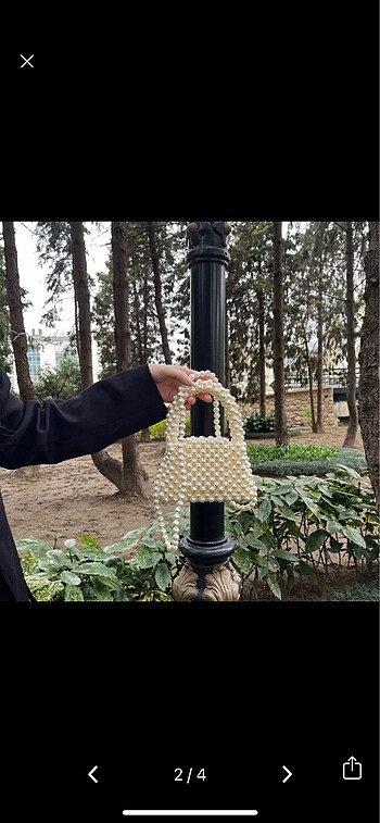 Diğer kadın askılı inci çanta