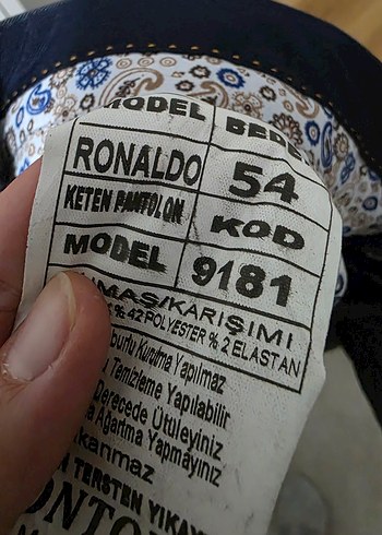 Erkek Parlak Kumaş Pantolon - Görsel 3