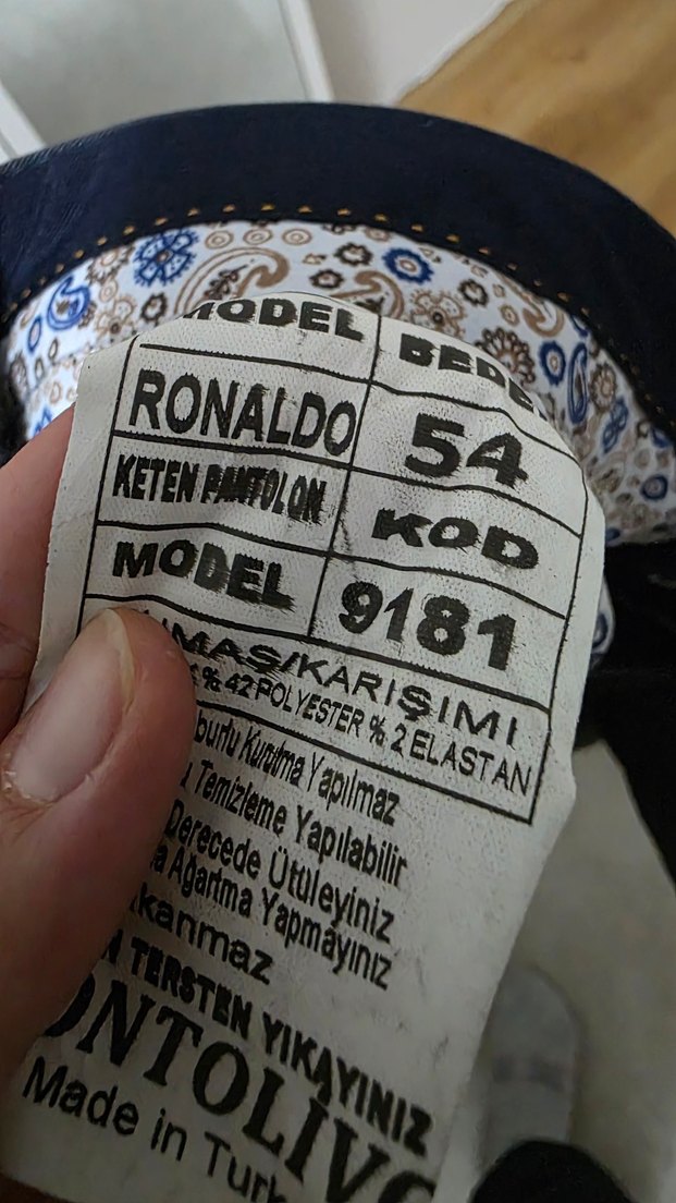 Erkek Parlak Kumaş Pantolon - Görsel 3