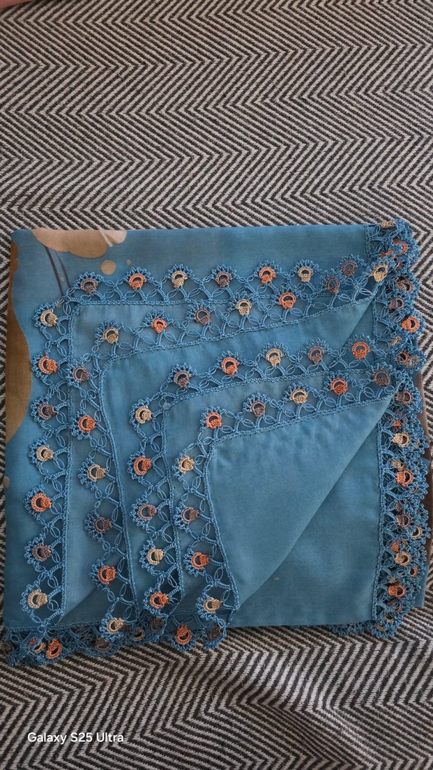 Tığ Oyalı Yazma. - Görsel 2