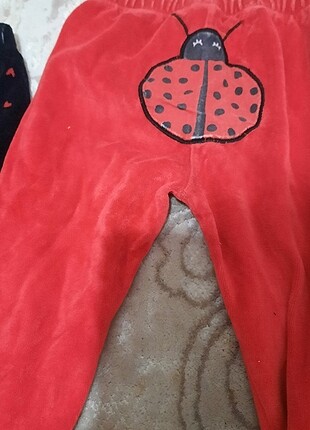 LC Waikiki Lcw kız bebek 2li kadife pantolon