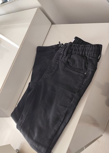 7 Yaş Beden Siyah cocuk Kot Pantolon