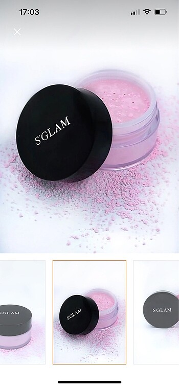Diğer SGLAM Pembe Transparan Pudra