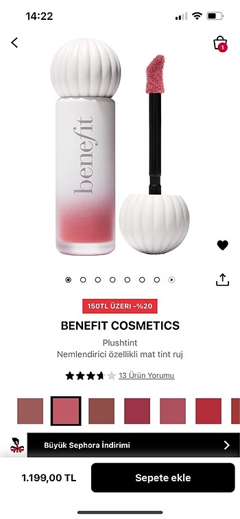 Benefit Plushtint Pillow Play N06