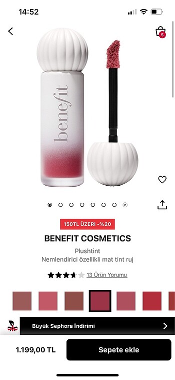 Benefit Plushtint Purr N12