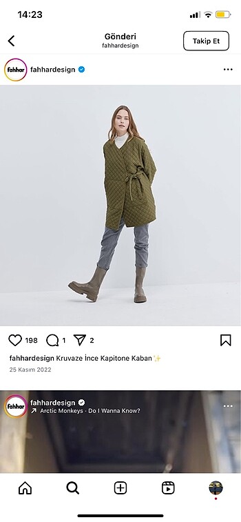Fahhar Design İnce Kapitone Mont