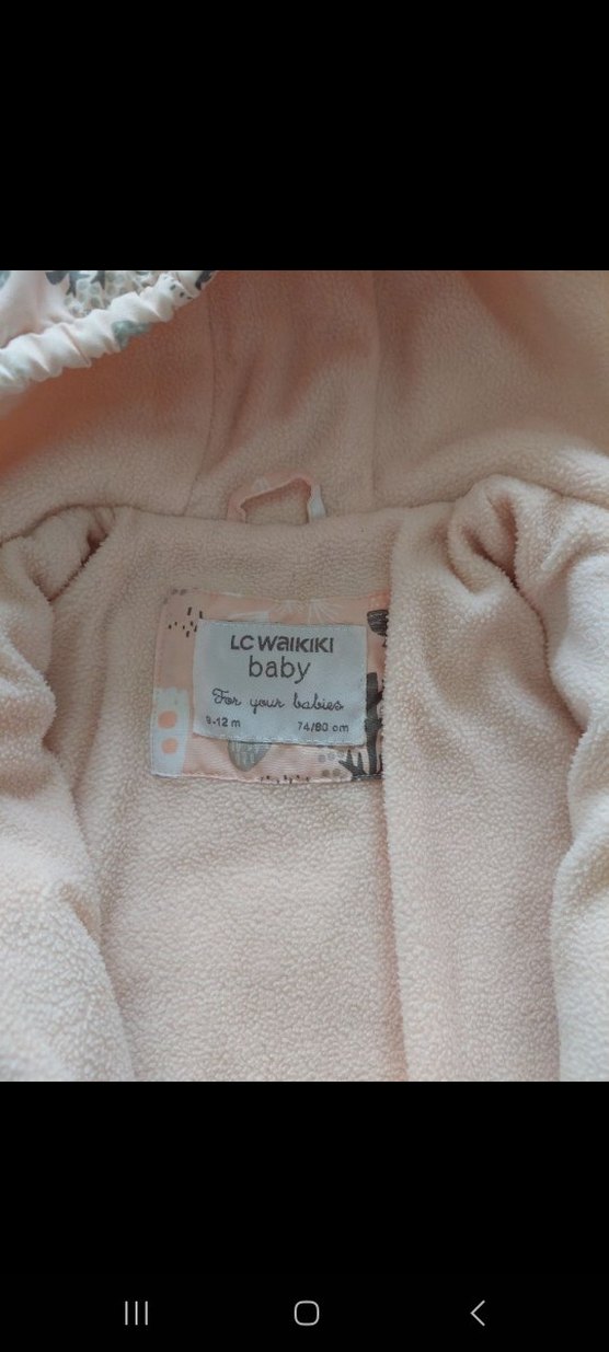 LCW Kız Bebek Pembe Astronot Mont - Görsel 3