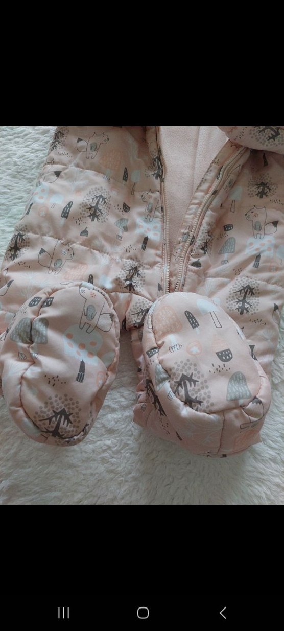 LCW Kız Bebek Pembe Astronot Mont - Görsel 5