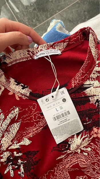 l Beden bordo Renk Bershka-bluz