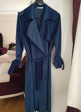 Trenchcoat kadife