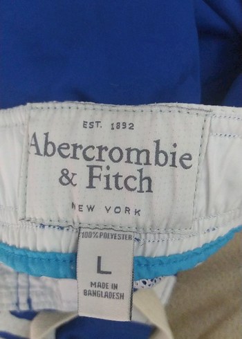 Mavi Erkek Yüzme Şortu - Abercrombie - Görsel 3