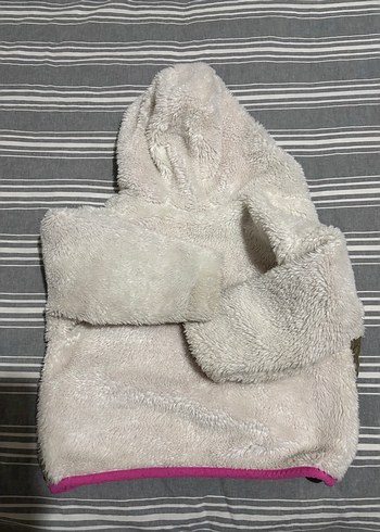 Kız Çocuk Kapüşonlu Fermuarlı Mont - Görsel 9