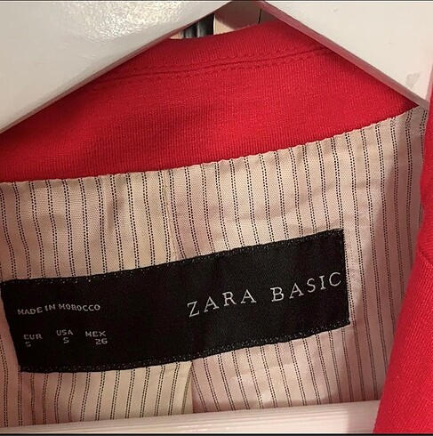 s Beden Zara Basic Blazer Ceket